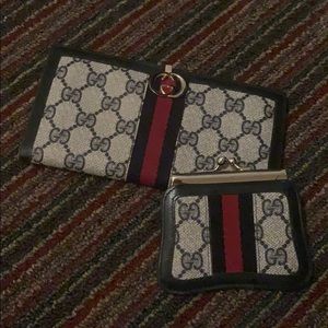 Gucci Wallet & matching Coin Purse